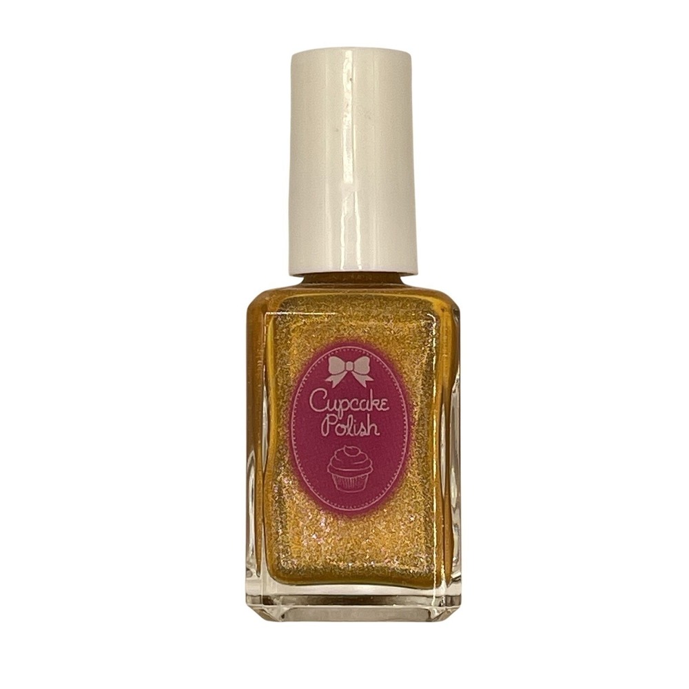 Cupcake Polish Indie Nail Lacquer 15 ML "Sand By Me"‎ Orange Holographic